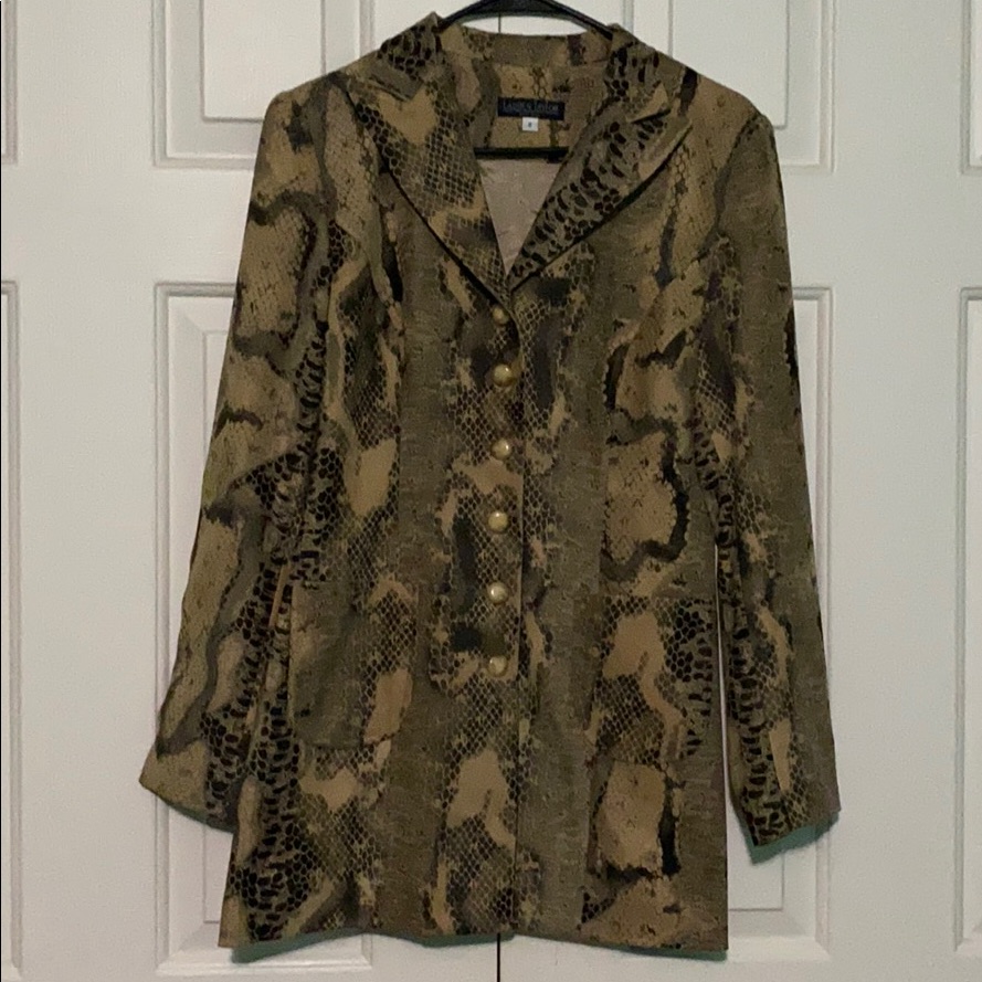 Fabulous Python Print Jacket